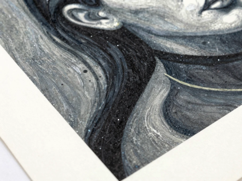 Dlixanarthitphel limited edition print detail showing artistic quality